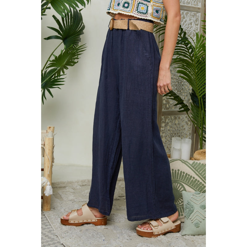 Pantalon - Marine - Femme