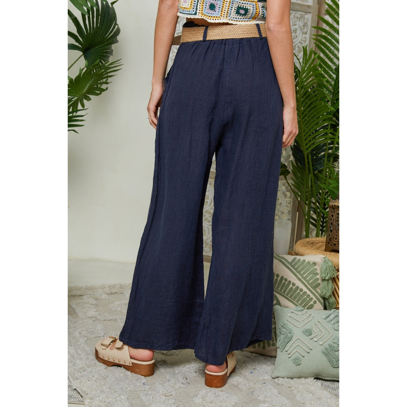 Pantalon - Marine - Femme