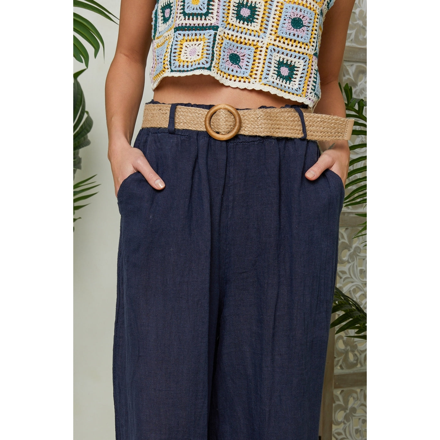 Trousers - Navy - Women
