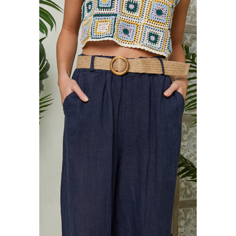 Pantalon - Marine - Femme