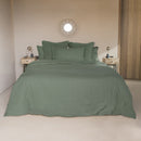 Fitted Sheet - Washed Linen - Pistachio Green - Hortense