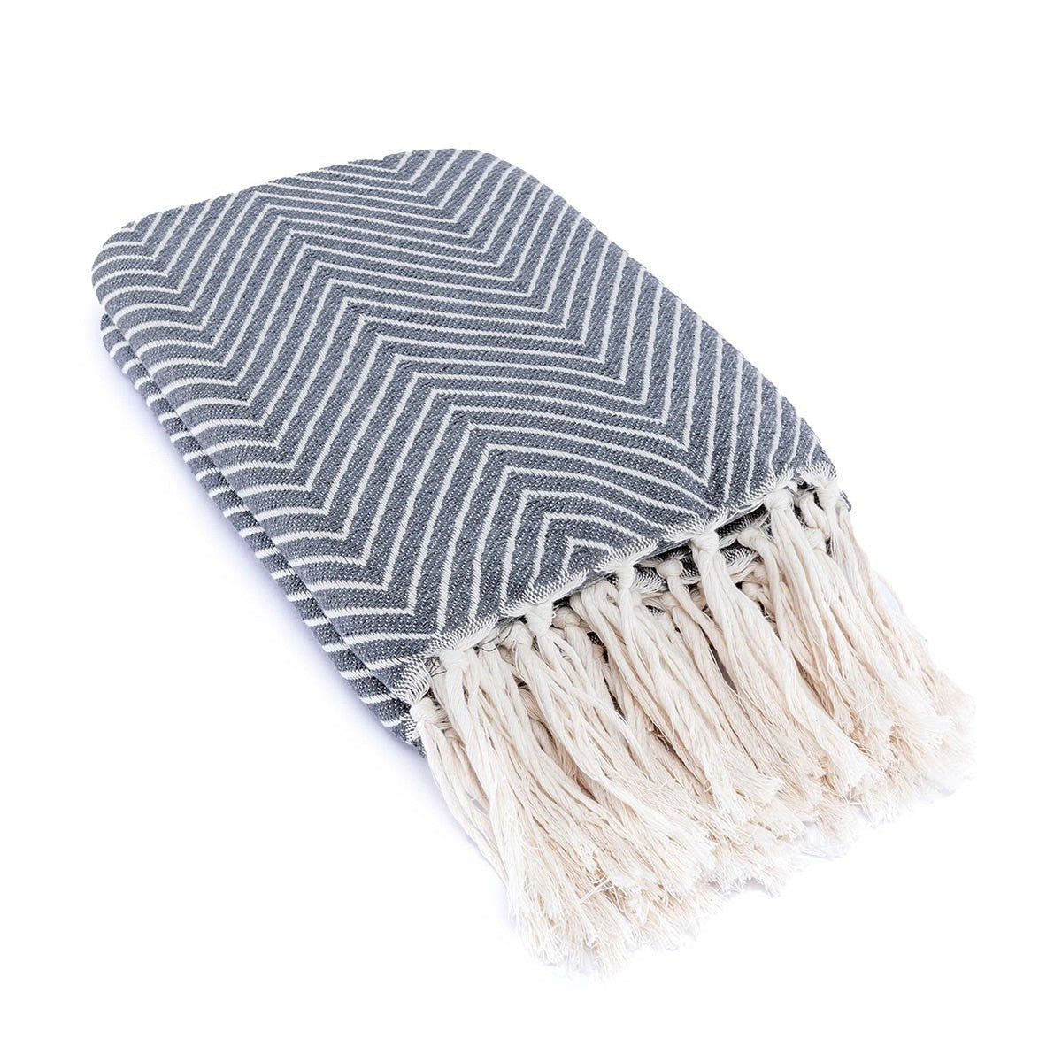 Amsterdam - Throw - Cotton - Medium Grey