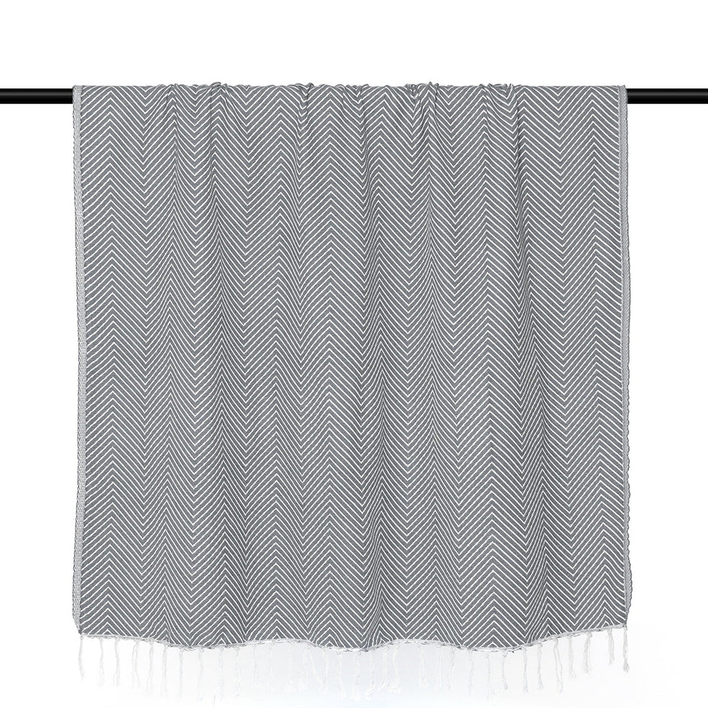 Amsterdam - Throw - Cotton - Medium Grey