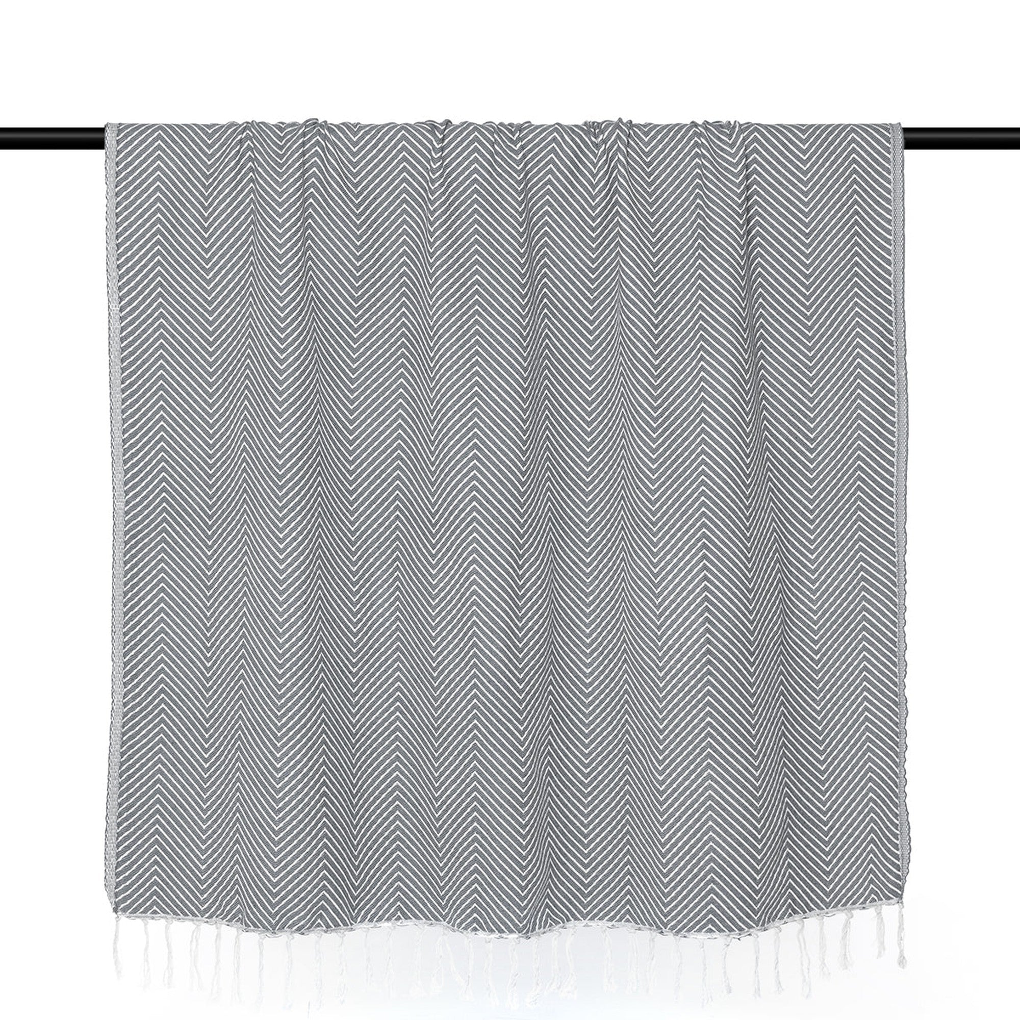 Amsterdam - Throw - Cotton - Medium Grey