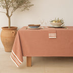 Mahdia - Juego De Mesa - Algodón - Rosa Arcilla