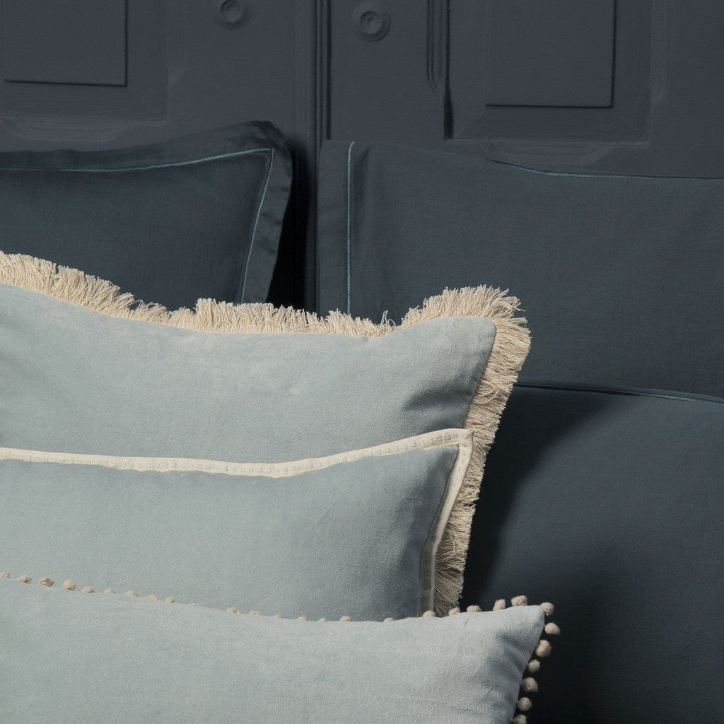 Erin - Cushion - Cotton Velvet - Celadon Green