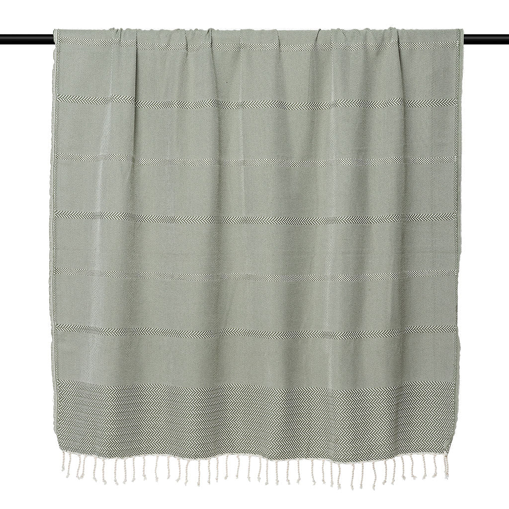Oslo - Plaid - Coton - Vert