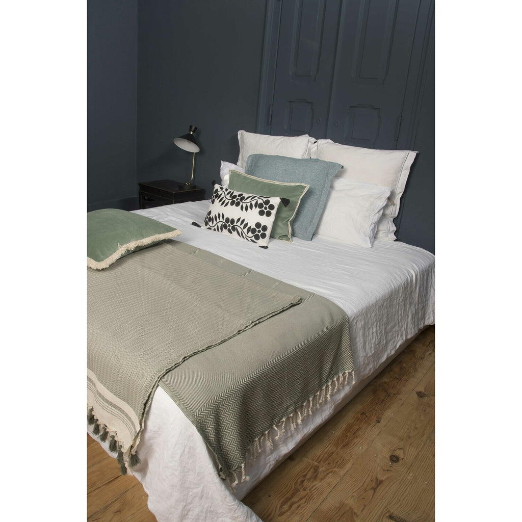 Oslo - Plaid - Coton - Vert