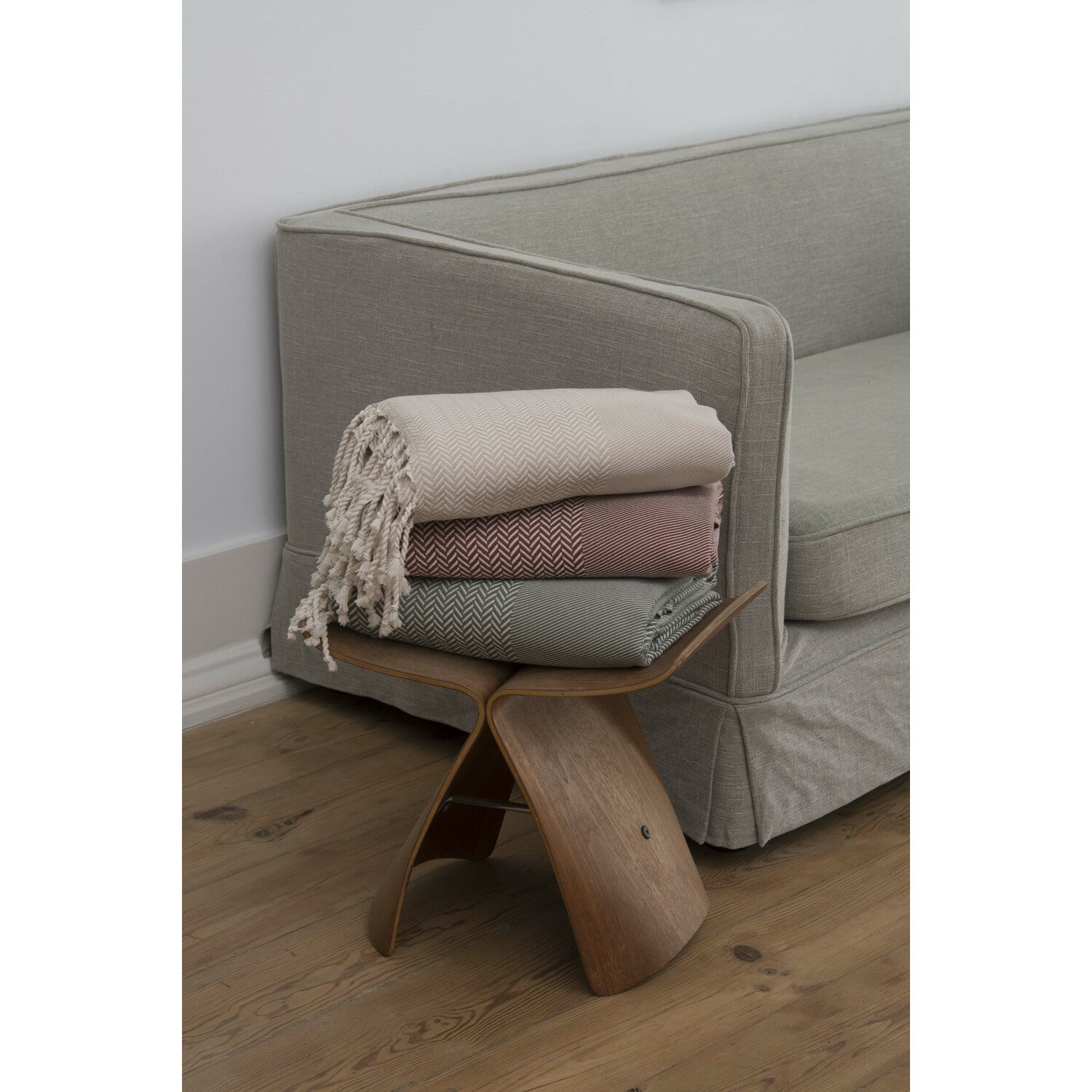 Oslo - Plaid - Coton - Vert