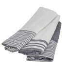 Torchon (X3) Coton 45X70 Mahdia Gris Moyen