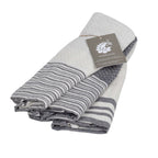 Torchon (X3) Coton 45X70 Mahdia Gris Moyen