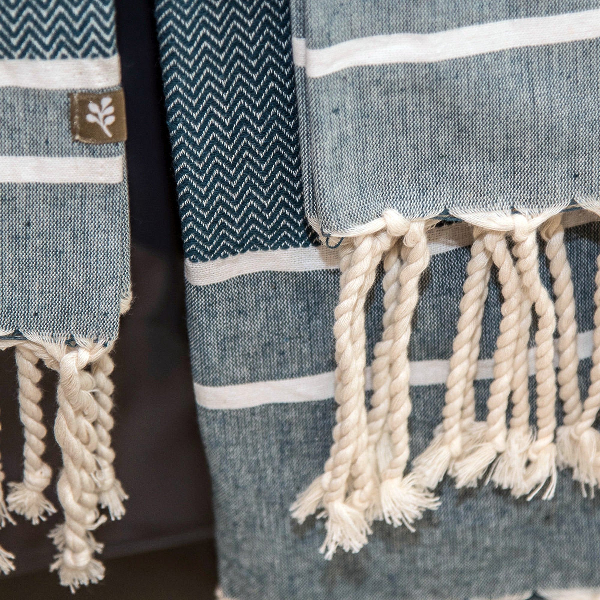Bath Foutas 1 2 Stockholm - Petrol Blue - Cotton