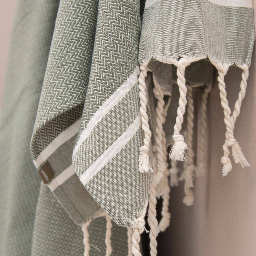 Bath Foutas 1 2 Stockholm - Olive Green - Cotton
