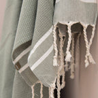 Bath Foutas 1 2 Stockholm - Olive Green - Cotton