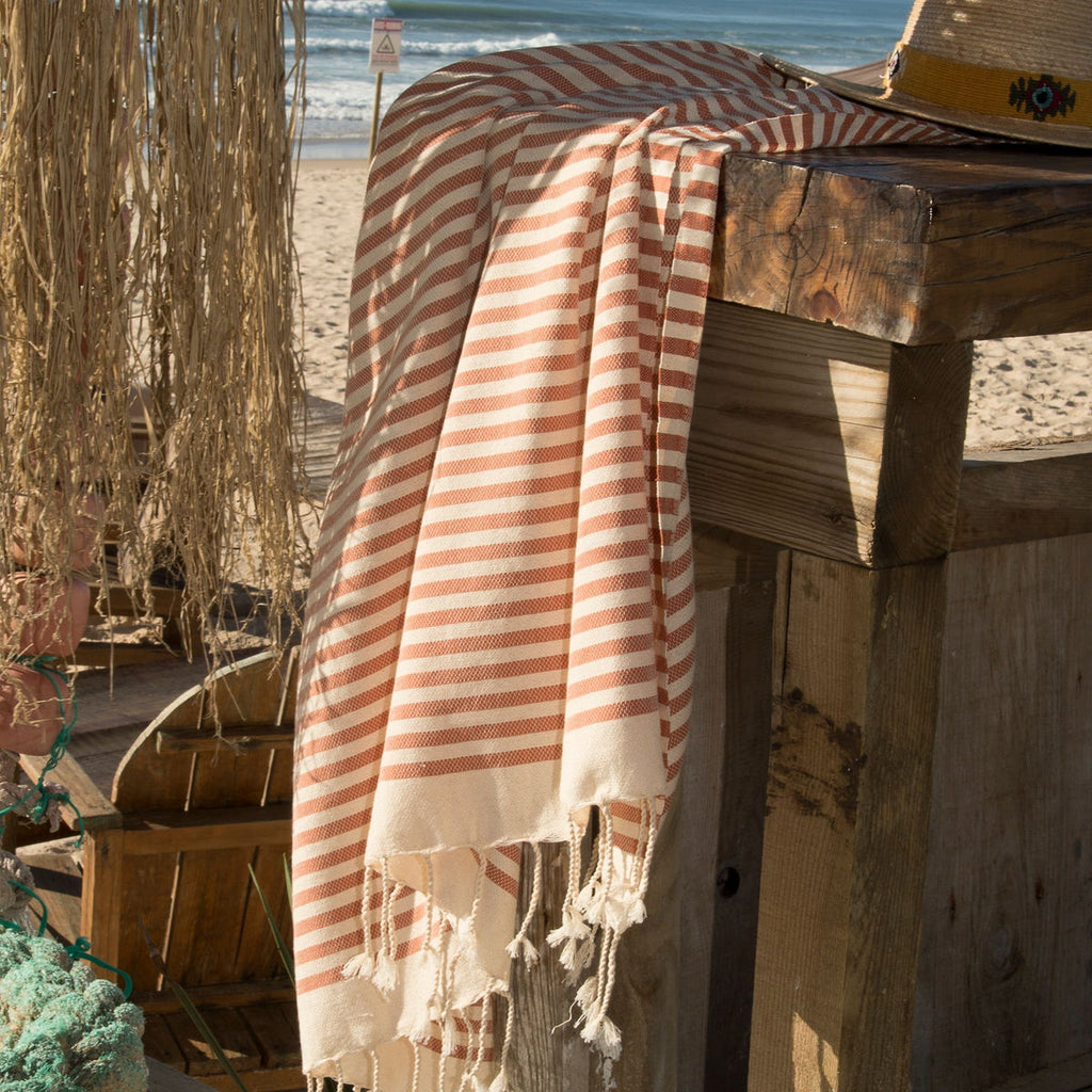 Fouta - Cotton - Brick Red - Hossegor
