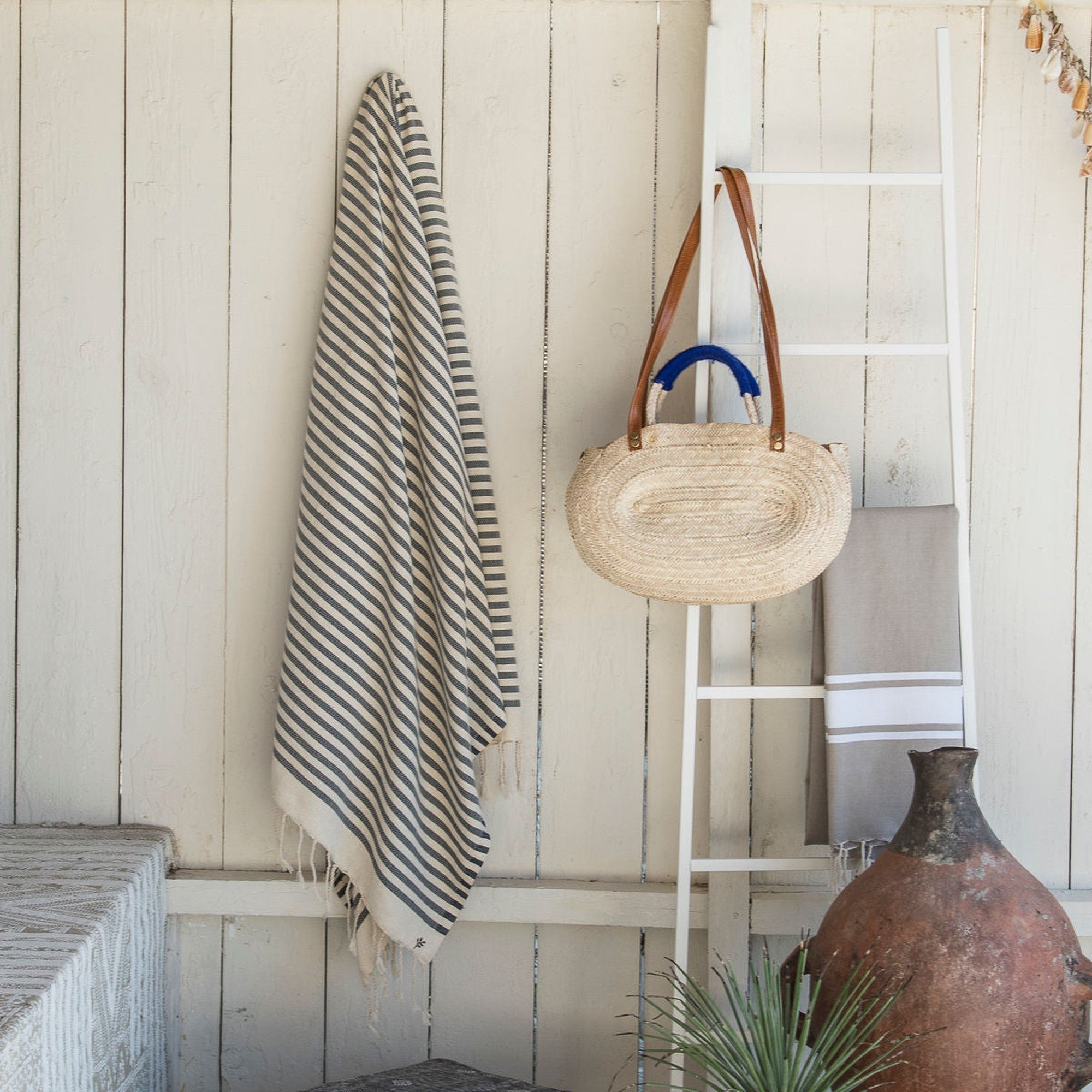 Fouta coton 100x200 HOSSEGOR denim