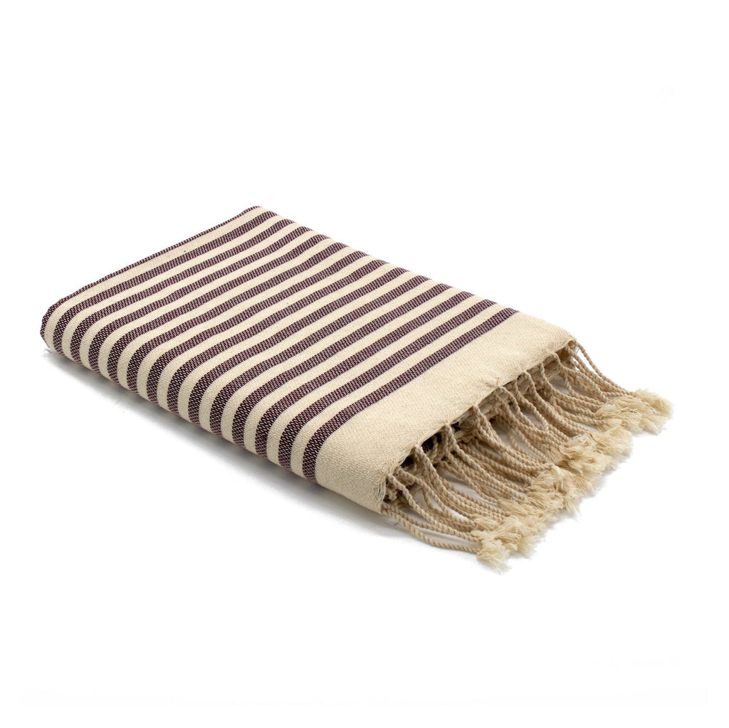 Fouta Coton 100X200 Hossegor Prune