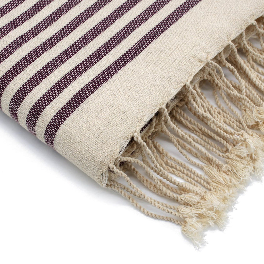Fouta Coton 100X200 Hossegor Prune