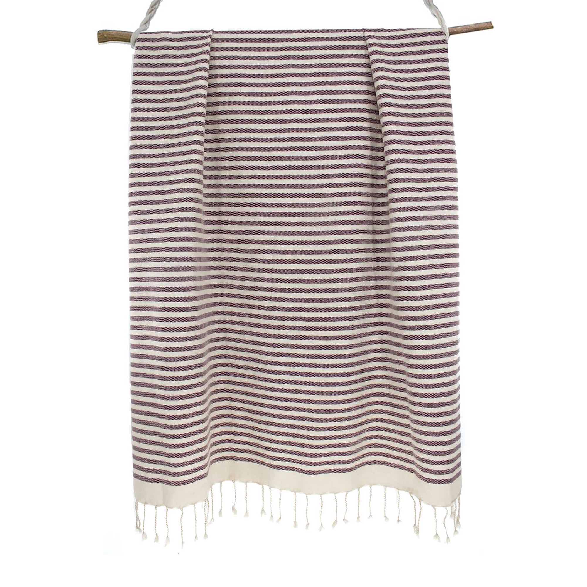 Fouta Coton 100X200 Hossegor Prune
