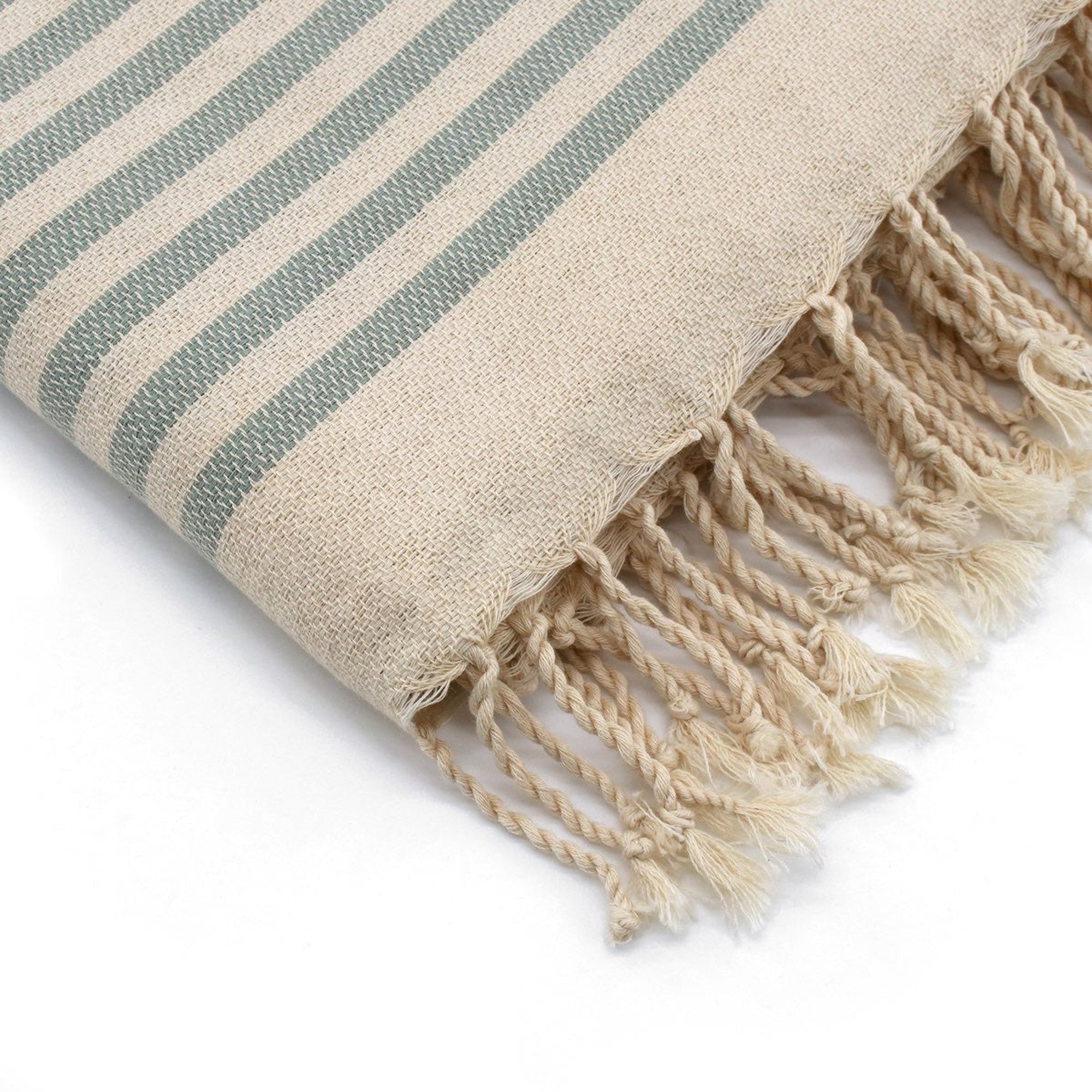 Fouta Coton 100X200 Hossegor Vert D'Eau