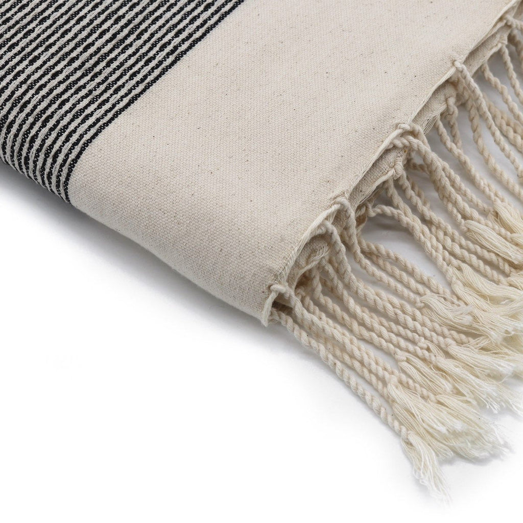 Fouta - Algodón - Negro - Rio