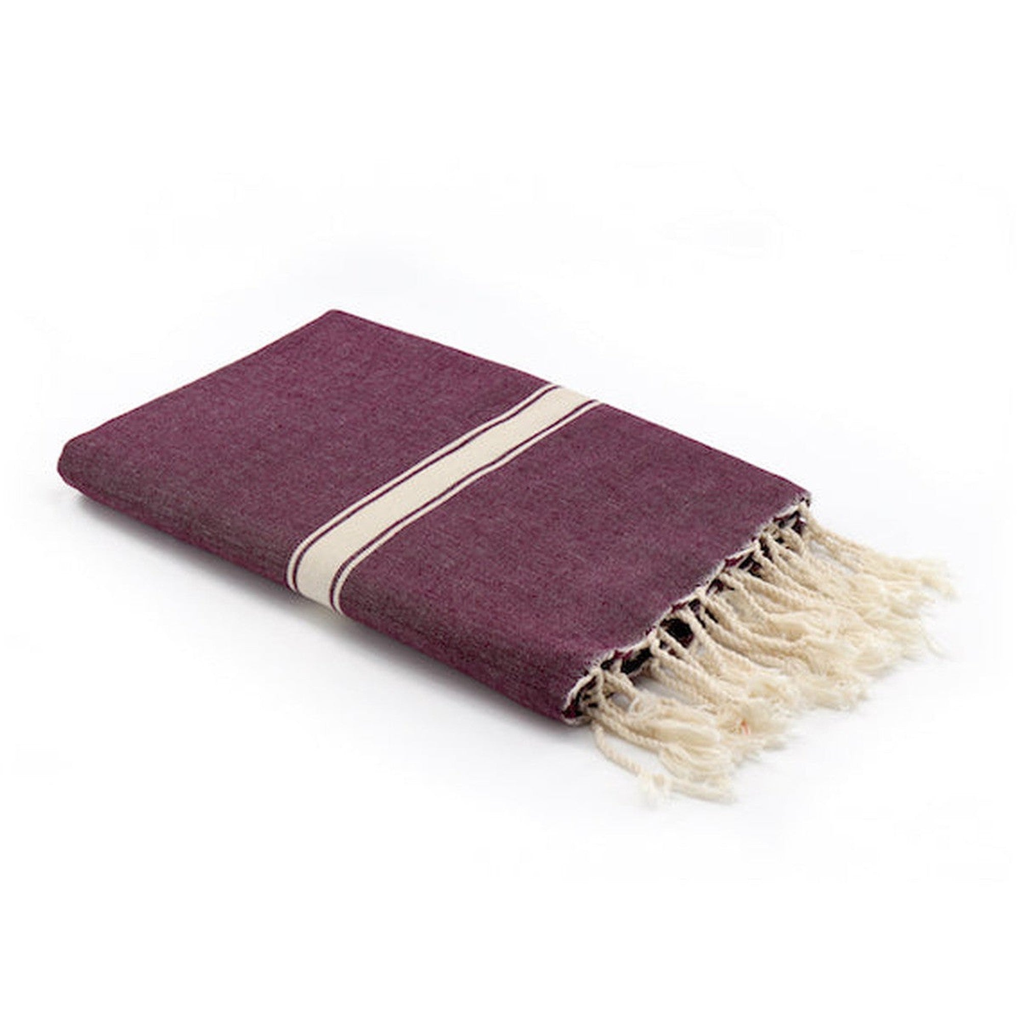 Fouta coton 100x200 MARSA prune