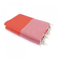 Fouta XXL cotton 200x200 IBIZA coral red