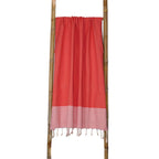 Fouta XXL cotton 200x200 IBIZA coral red