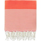 Fouta XXL cotton 200x200 IBIZA coral red