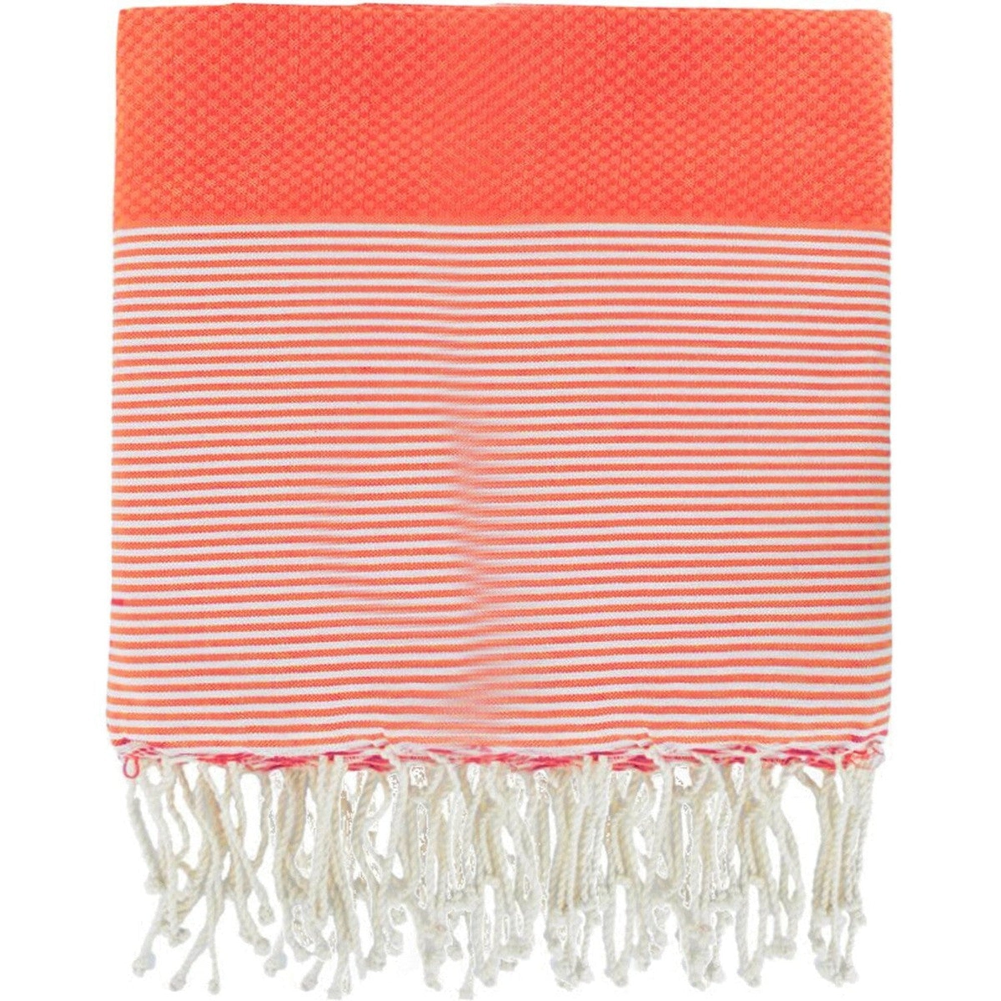 Fouta XXL cotton 200x200 IBIZA coral red
