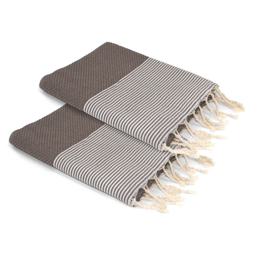 Pack Of 2 Foutas Ericeira - Light Taupe - Cotton