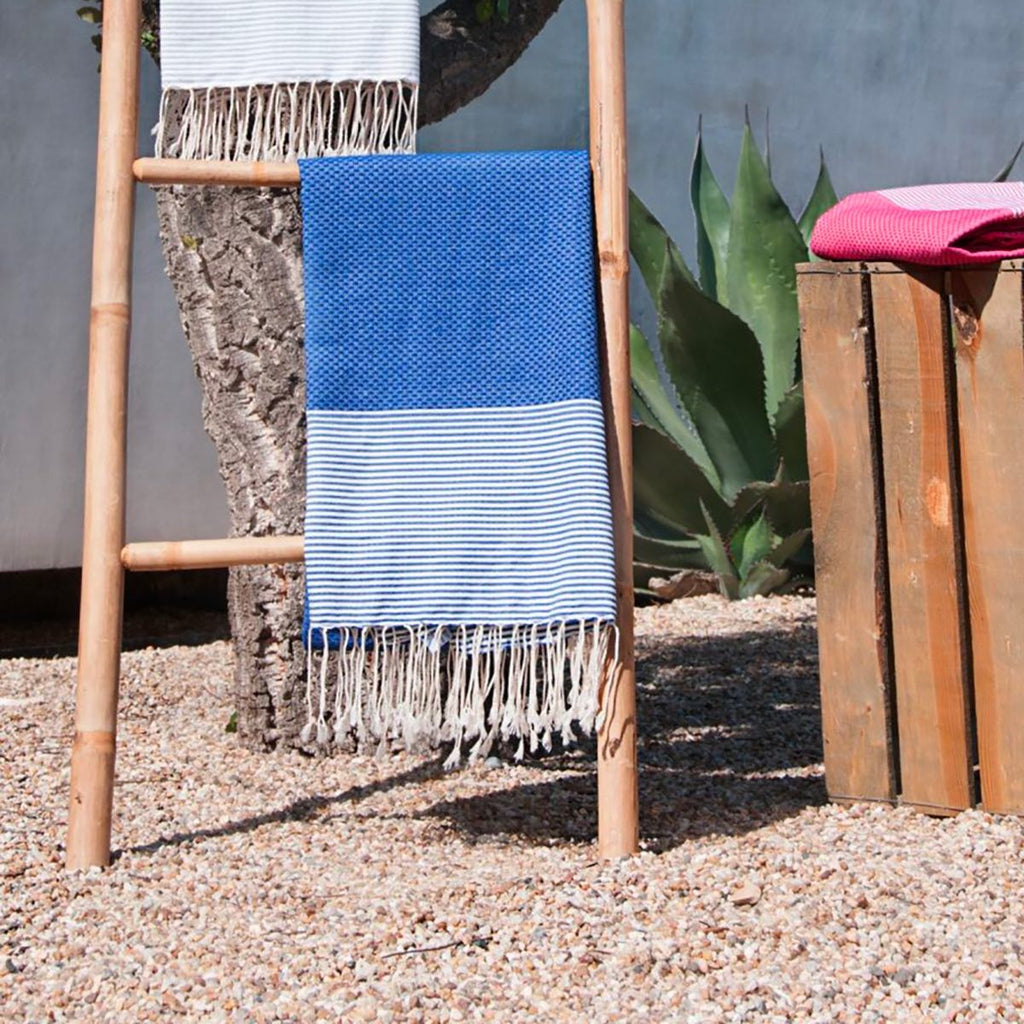 Set Of 2 Ericeira Foutas - Greek Blue - Cotton