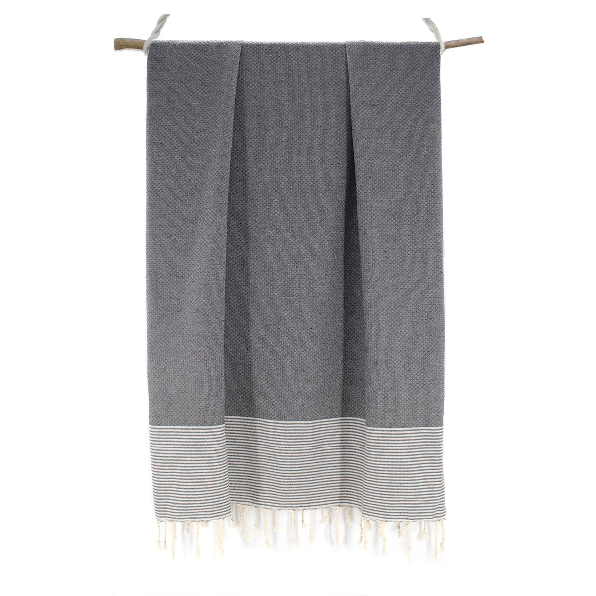 Pack Of 2 Foutas Ericeira - Medium Gray - Cotton