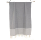 Lot De 2 Foutas Coton 100X200 Ericeira Gris Perle