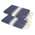 Pack of 2 Malibu Foutas - Denim Blue - Cotton