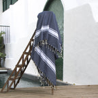 Pack of 2 Malibu Foutas - Denim Blue - Cotton
