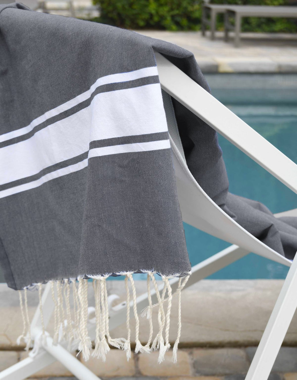 Pack of 2 Malibu Foutas - Medium Gray - Cotton