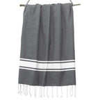 Pack of 2 Malibu Foutas - Medium Gray - Cotton