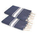 Pack of 2 Malibu Foutas - Pearl Gray - Cotton