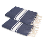 Pack of 2 Malibu Foutas - Pearl Gray - Cotton