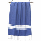 Pack of 2 Foutas Malibu - Greek Blue - Cotton