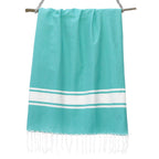 Pack of 2 Foutas Malibu - Turquoise Green - Cotton