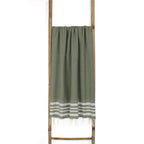 Cotton fouta 100x200 NEWPORT olive green