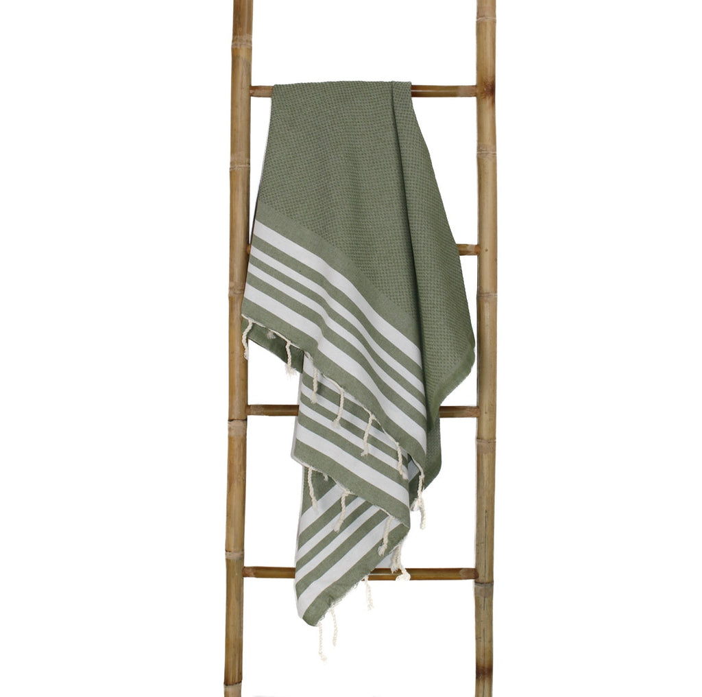 Cotton fouta 100x200 NEWPORT olive green