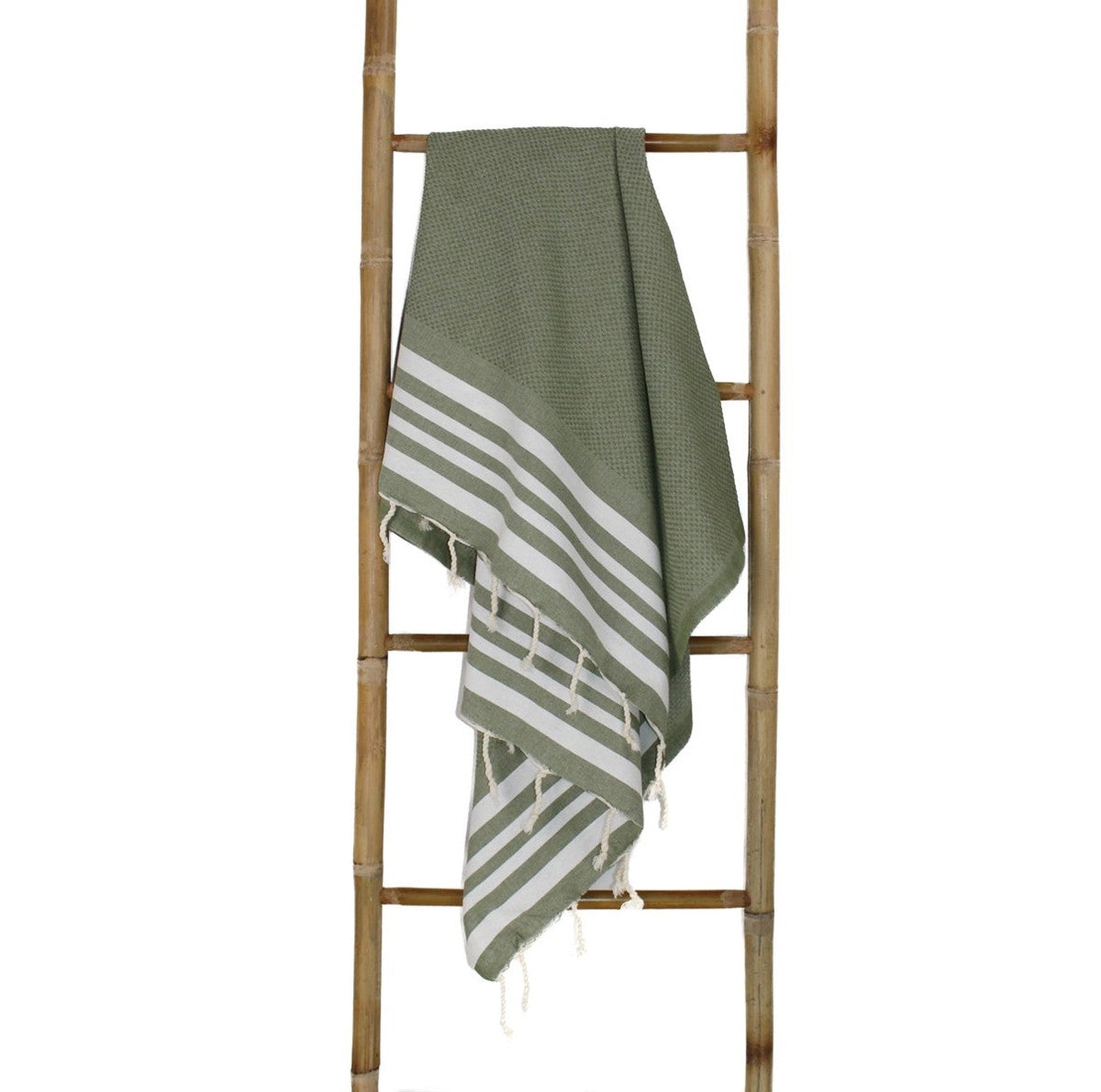 Cotton fouta 100x200 NEWPORT olive green