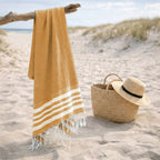 Cotton fouta 100x200 NEWPORT mustard yellow