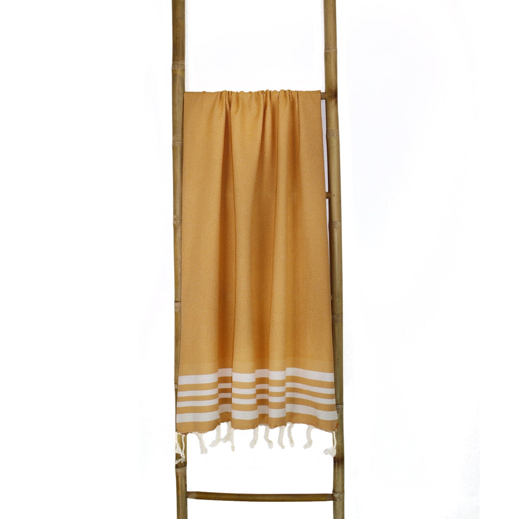 Cotton fouta 100x200 NEWPORT mustard yellow