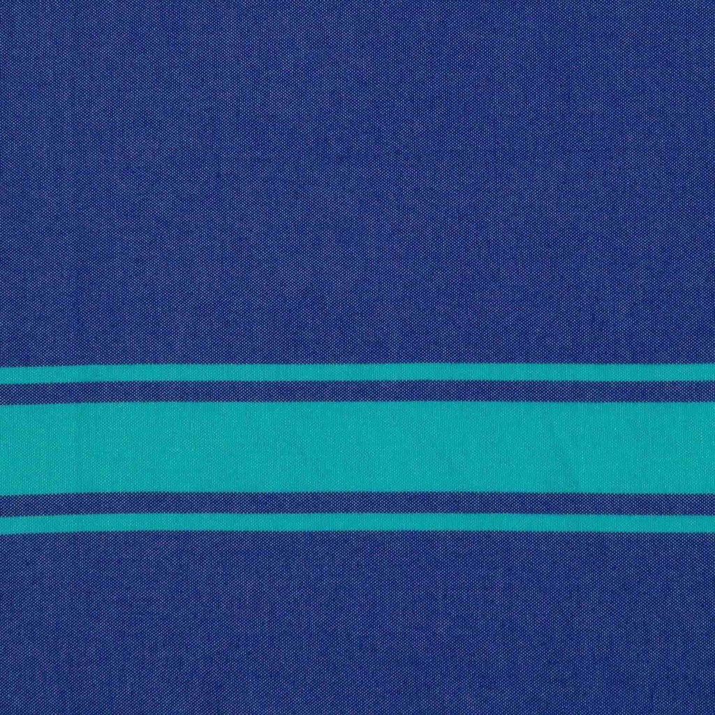 Two-tone Fouta - Cotton - Greek Blue / Turquoise Green - St Tropez