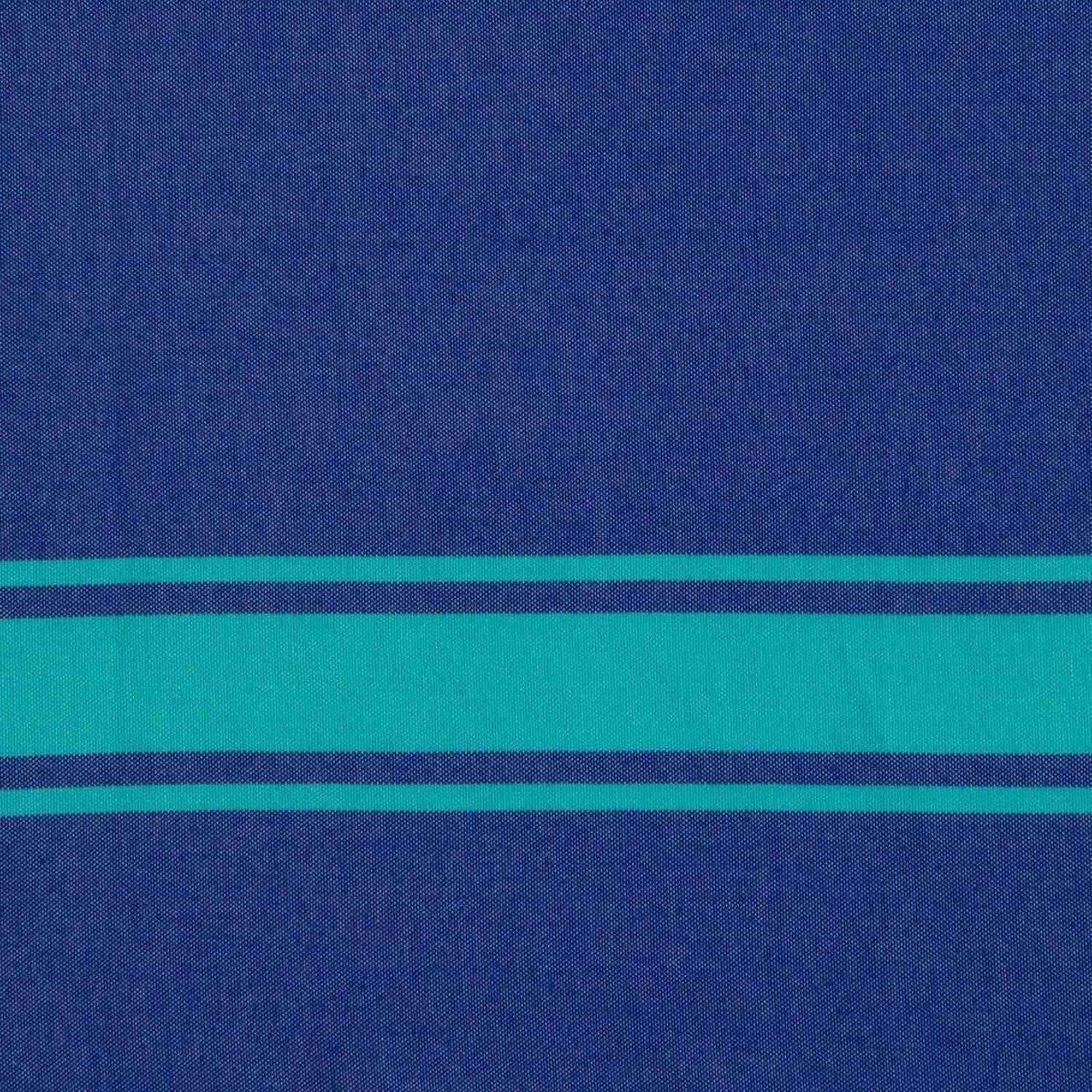 Two-tone Fouta - Cotton - Greek Blue / Turquoise Green - St Tropez