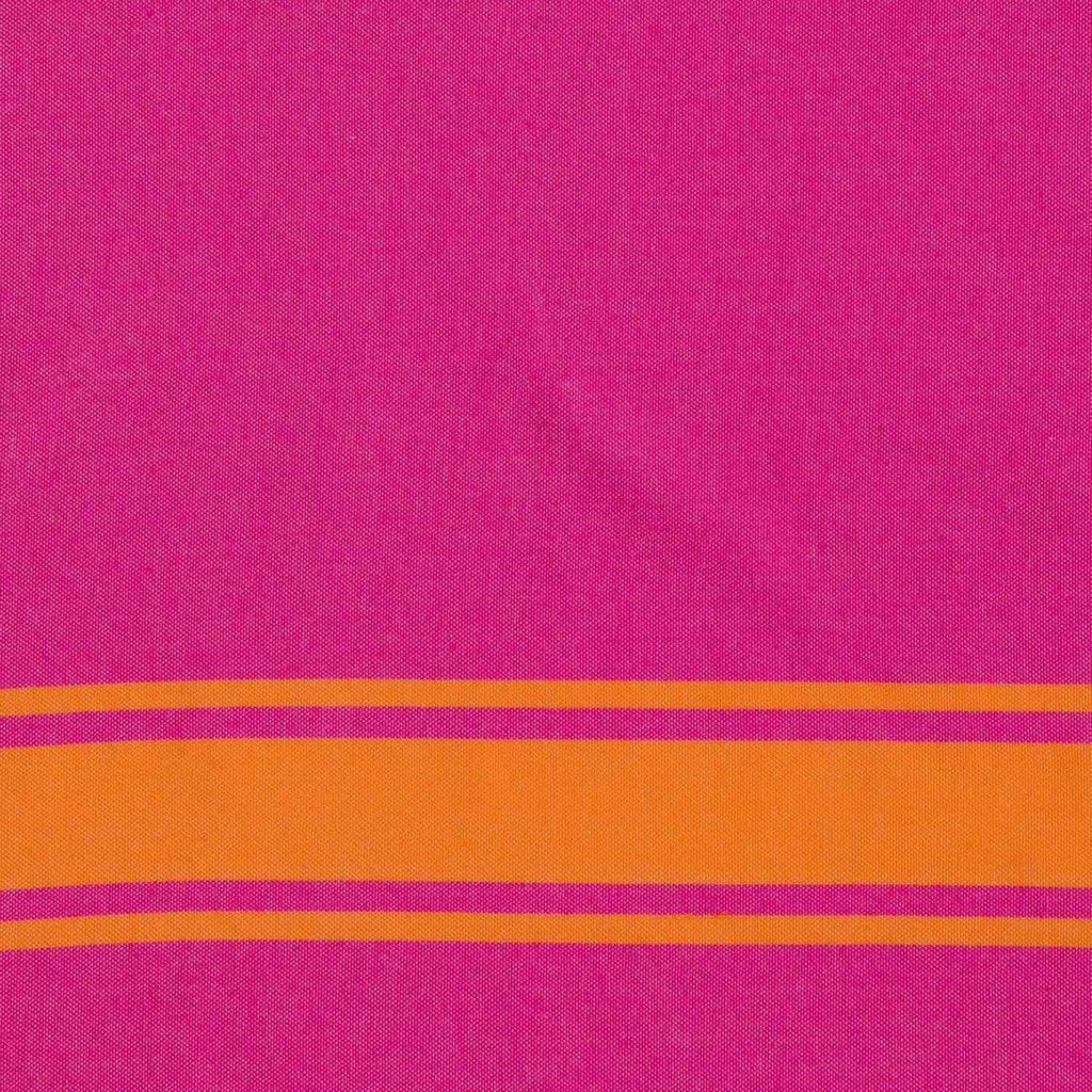 Fouta Bicolore Coton 100X200 St Tropez Rose Fuchsia / Orange